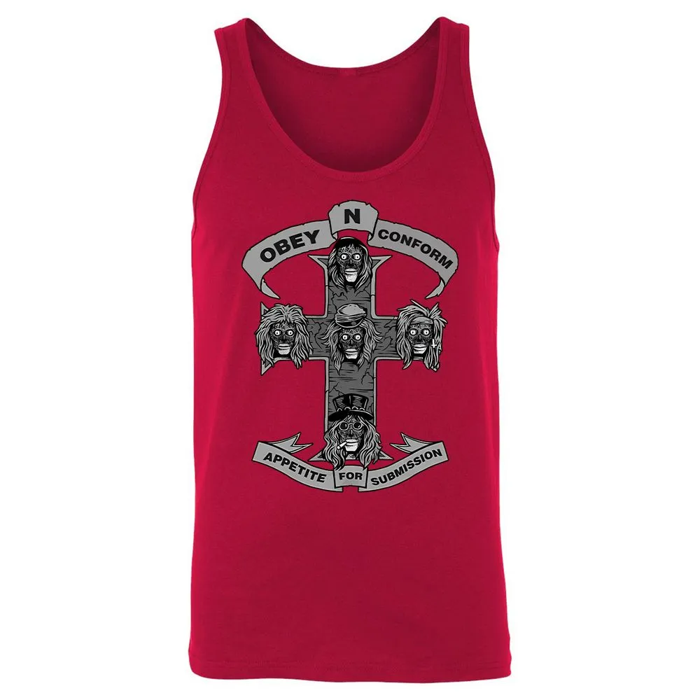 Unisex Jersey Tank - K5X6NM68 - Red - 11