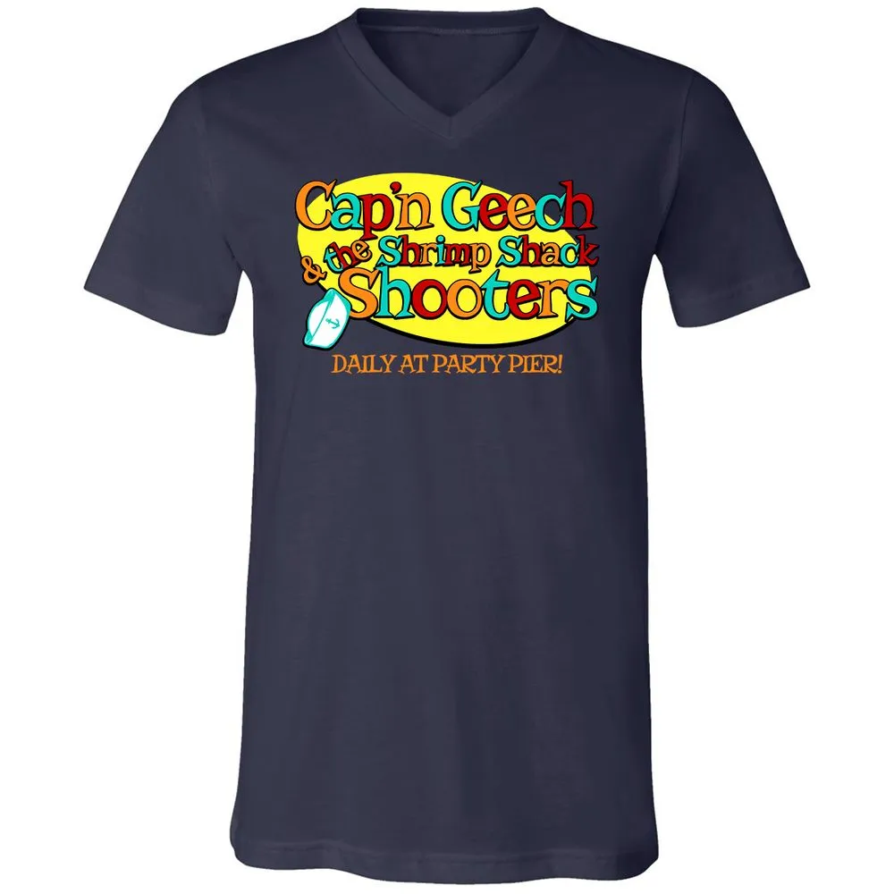 Unisex V-Neck T-Shirt - UYNWFEAZ - Navy - 2