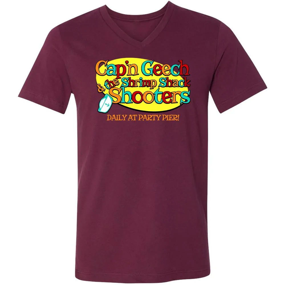 Unisex V-Neck T-Shirt - UYNWFEAZ - Maroon - 6