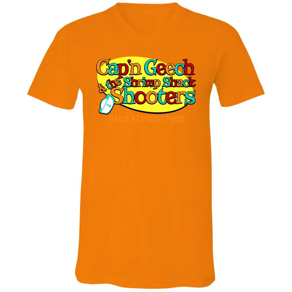 Unisex V-Neck T-Shirt - UYNWFEAZ - Orange - 11