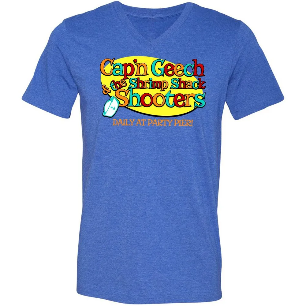 Unisex V-Neck T-Shirt - UYNWFEAZ - Heather True Royal - 14