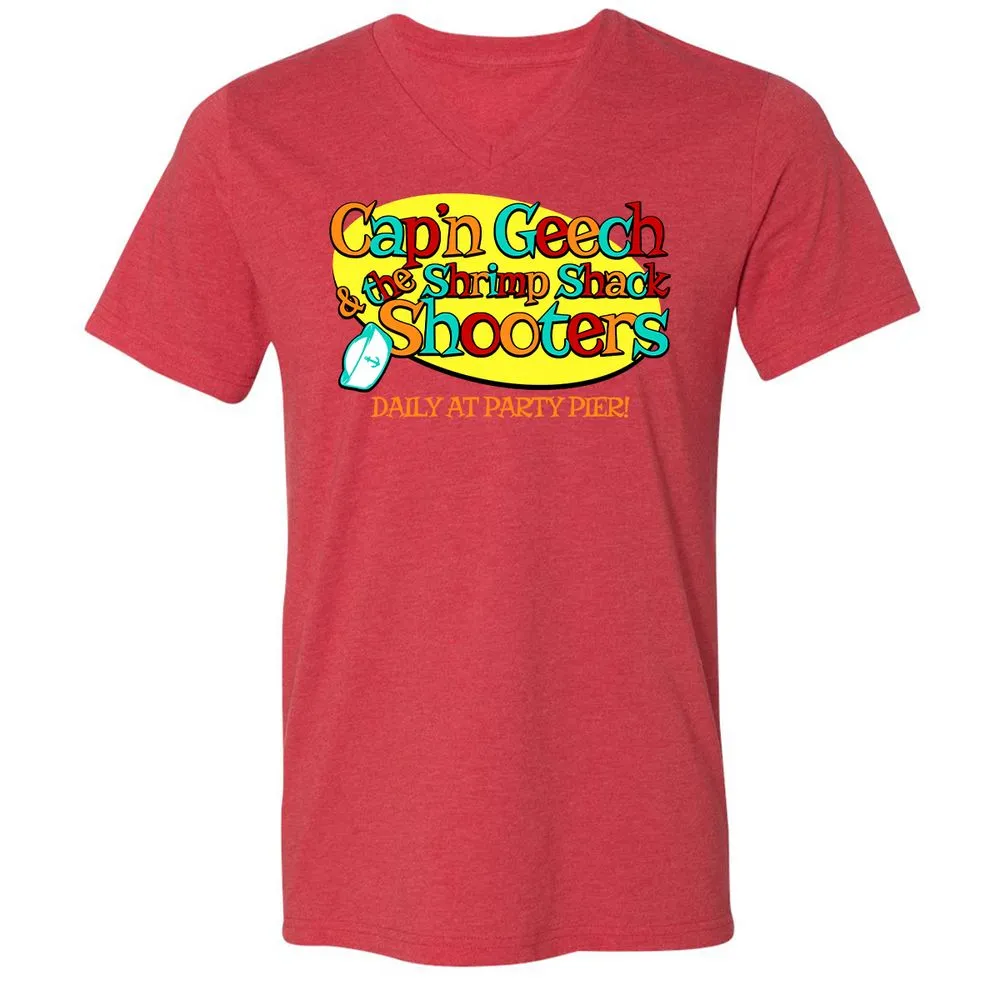 Unisex V-Neck T-Shirt - UYNWFEAZ - Heather Red - 16