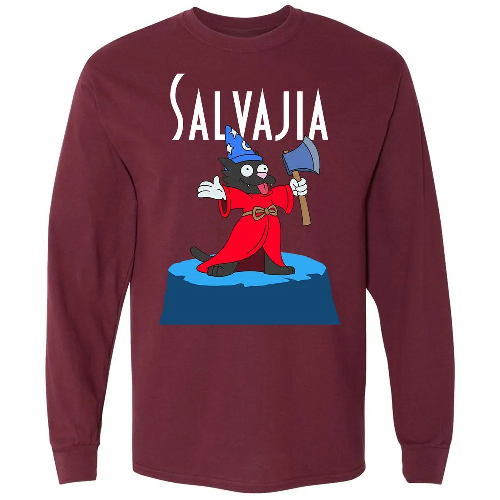Long Sleeve T-Shirt - HQCFGY7C - Maroon - 11