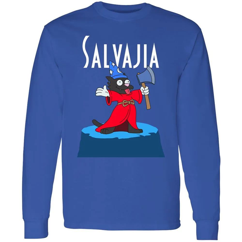 Long Sleeve T-Shirt - HQCFGY7C - Royal - 8