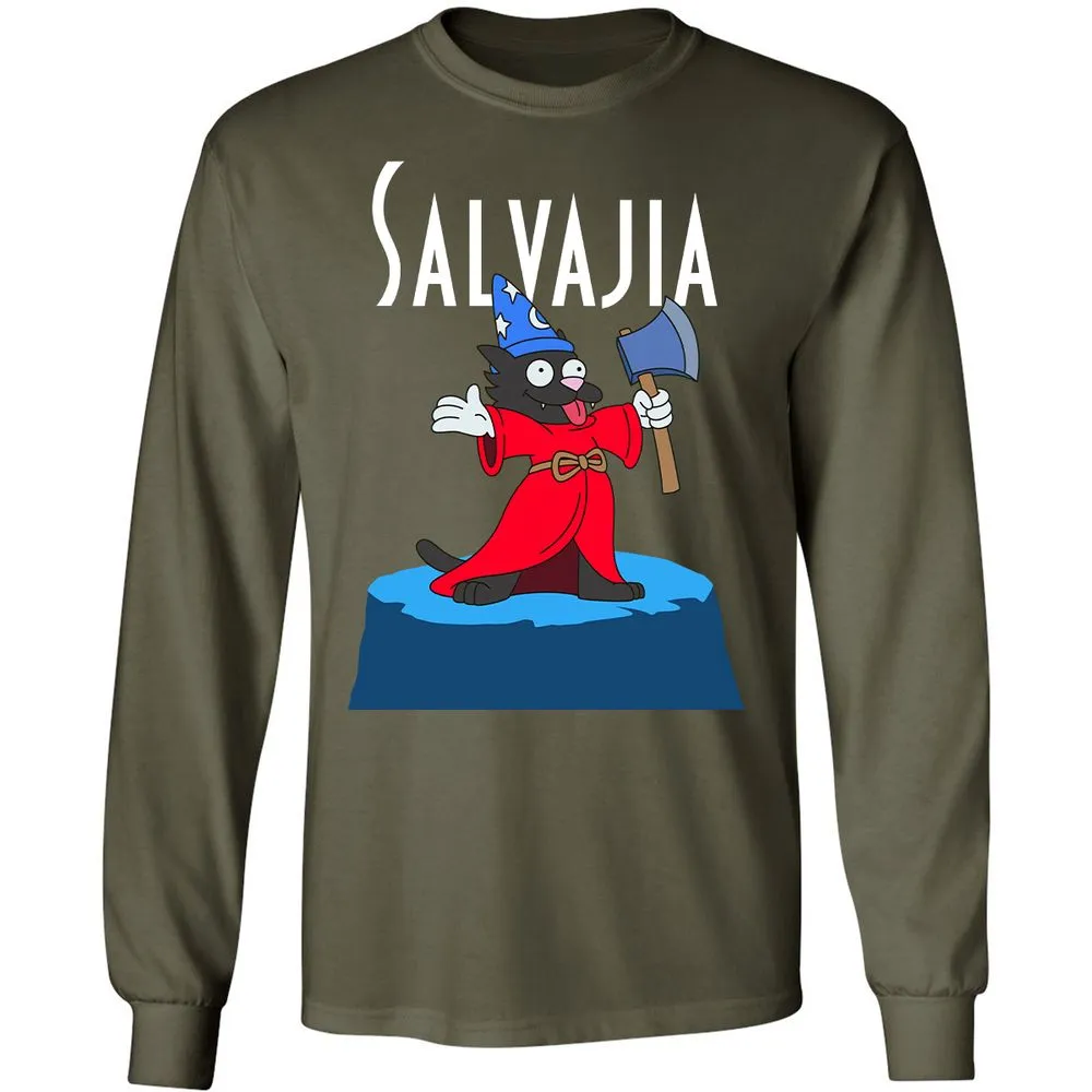 Long Sleeve T-Shirt - HQCFGY7C - Military Green - 16