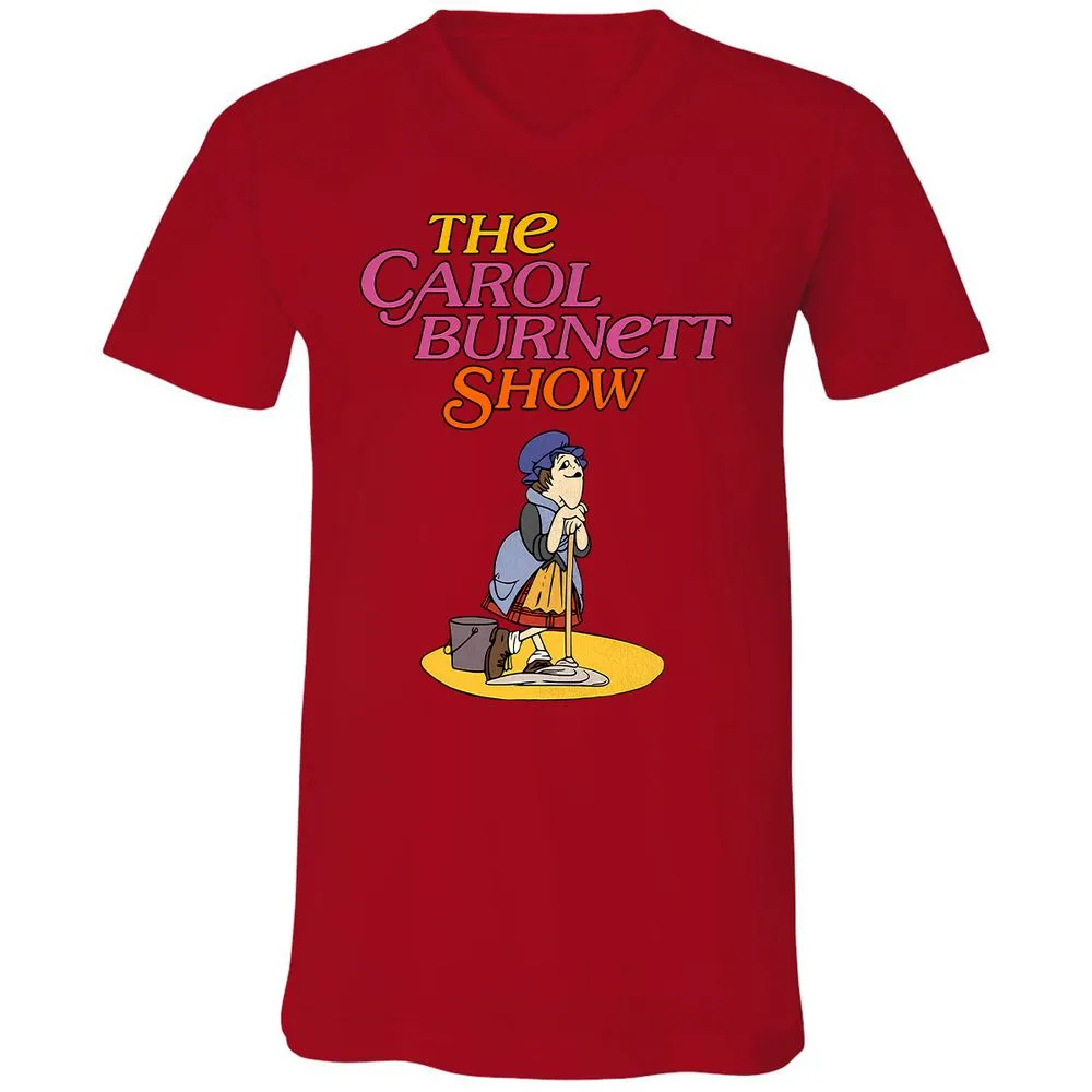 Unisex V-Neck T-Shirt - Z3V1L4M2 - Red - 3