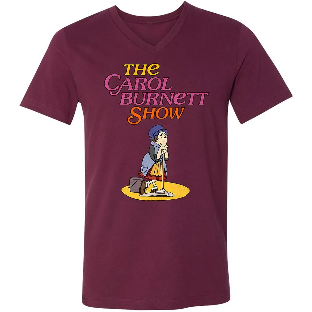 Unisex V-Neck T-Shirt - Z3V1L4M2 - Maroon - 6