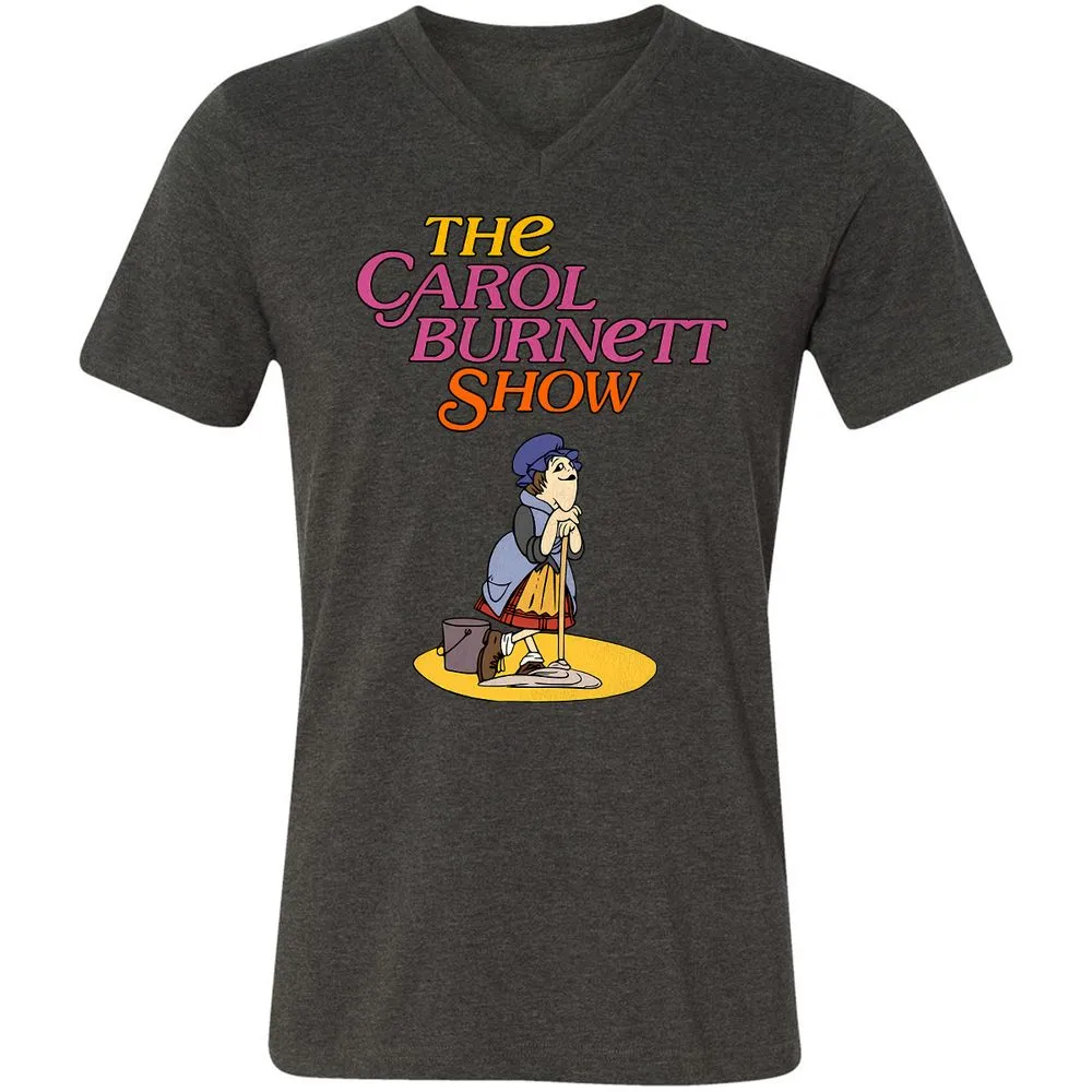 Unisex V-Neck T-Shirt - Z3V1L4M2 - Dark Grey Heather - 8
