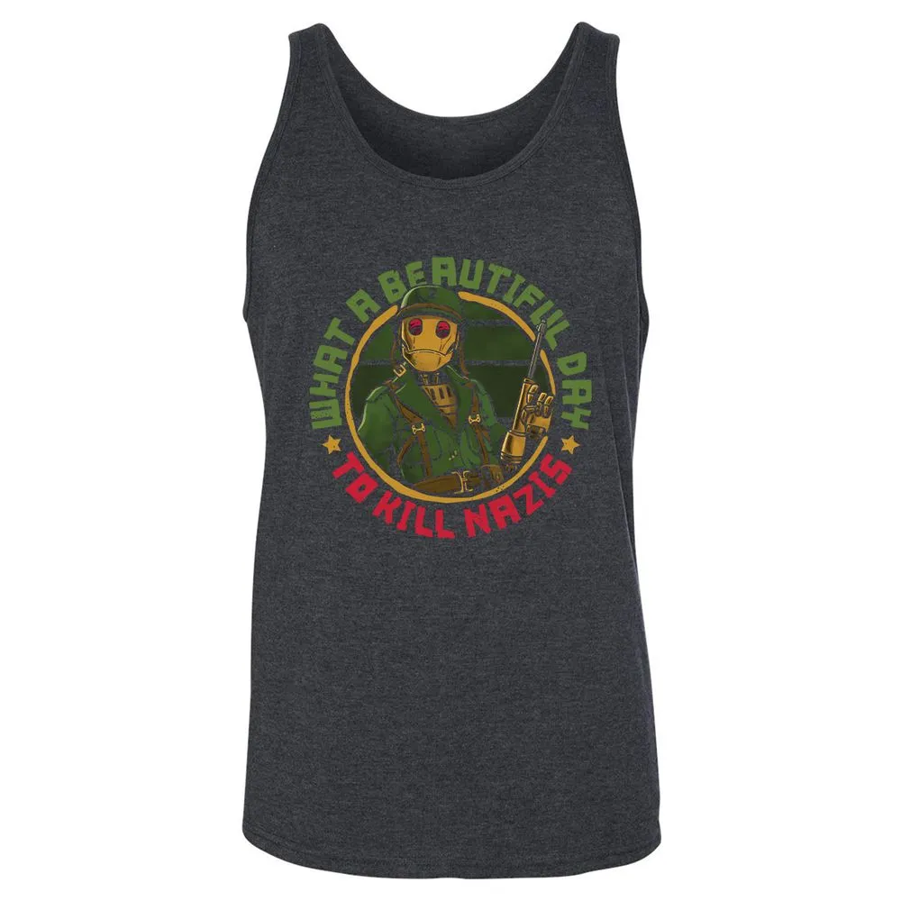 Unisex Jersey Tank - CTDDAY44 - Dark Grey Heather - 6