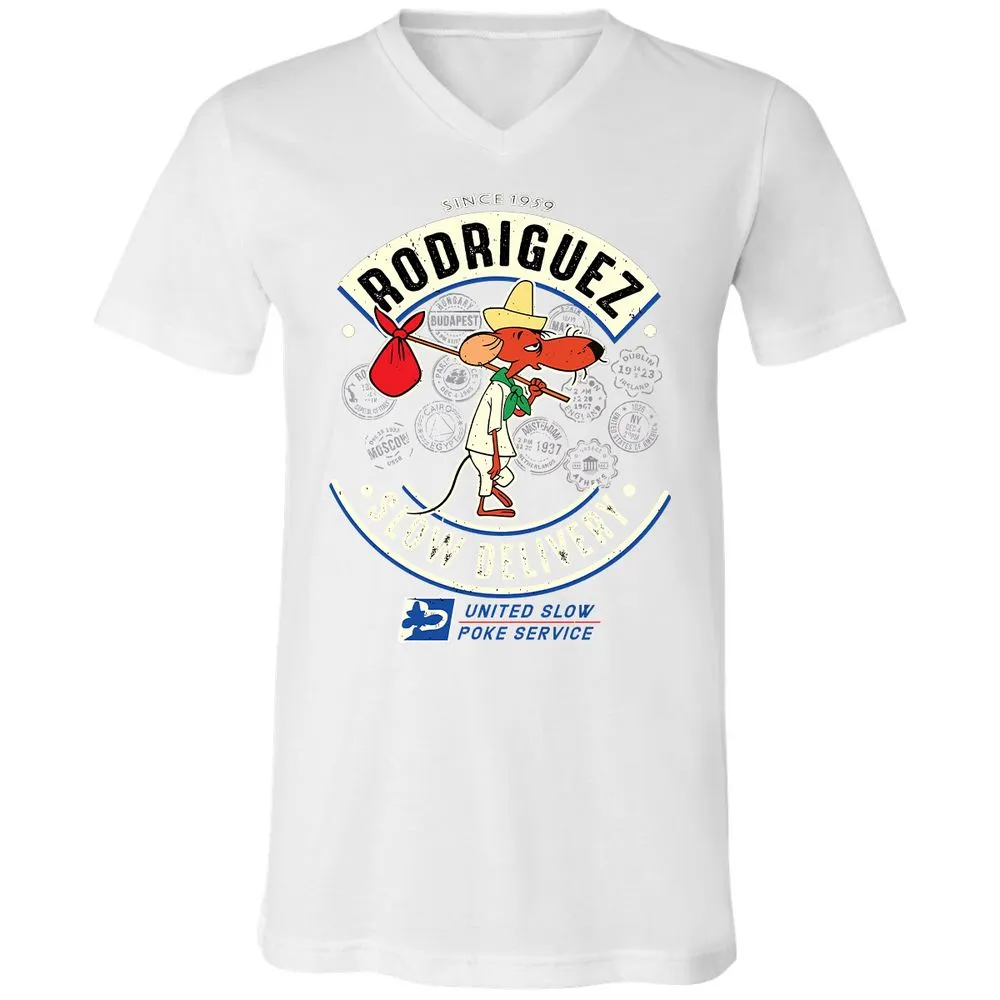 Unisex V-Neck T-Shirt - EJFHH1FP - White - 5