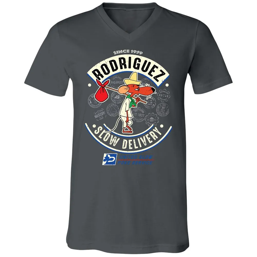 Unisex V-Neck T-Shirt - EJFHH1FP - Asphalt - 12