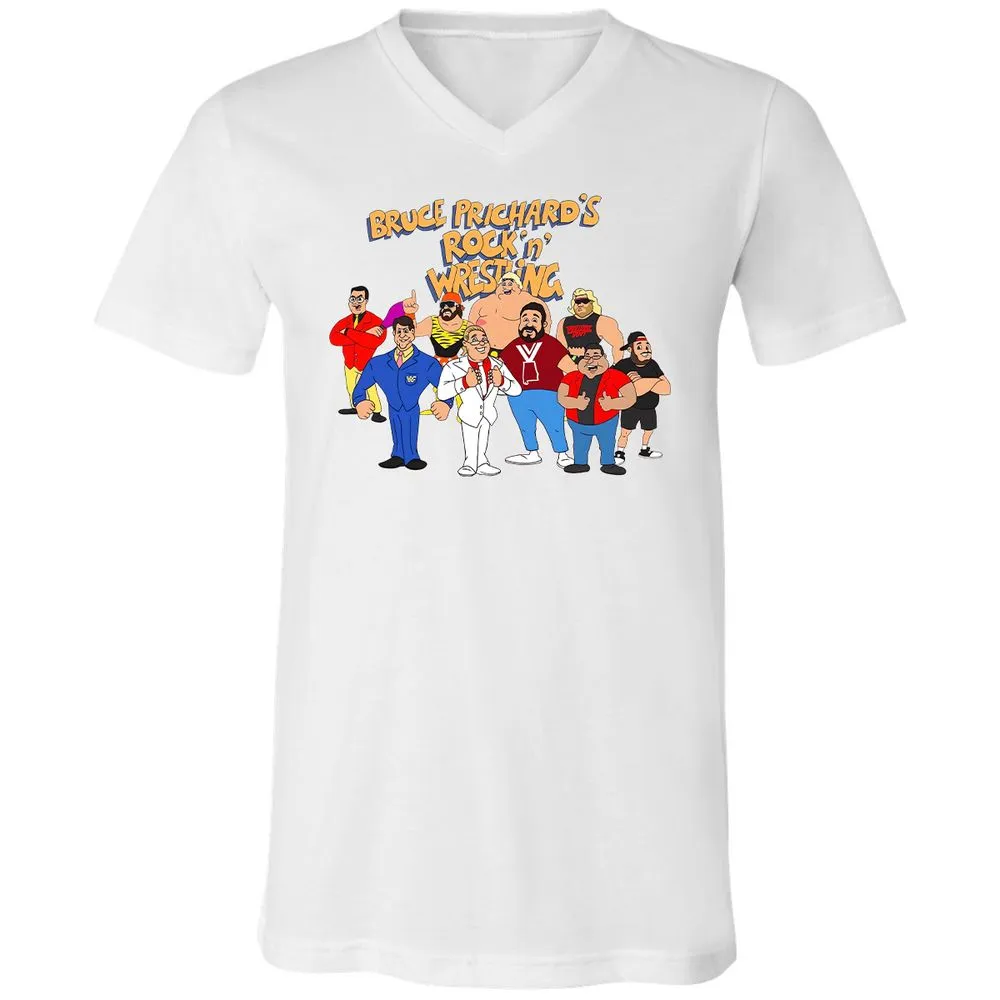 Unisex V-Neck T-Shirt - 6PDSJVES - White - 1