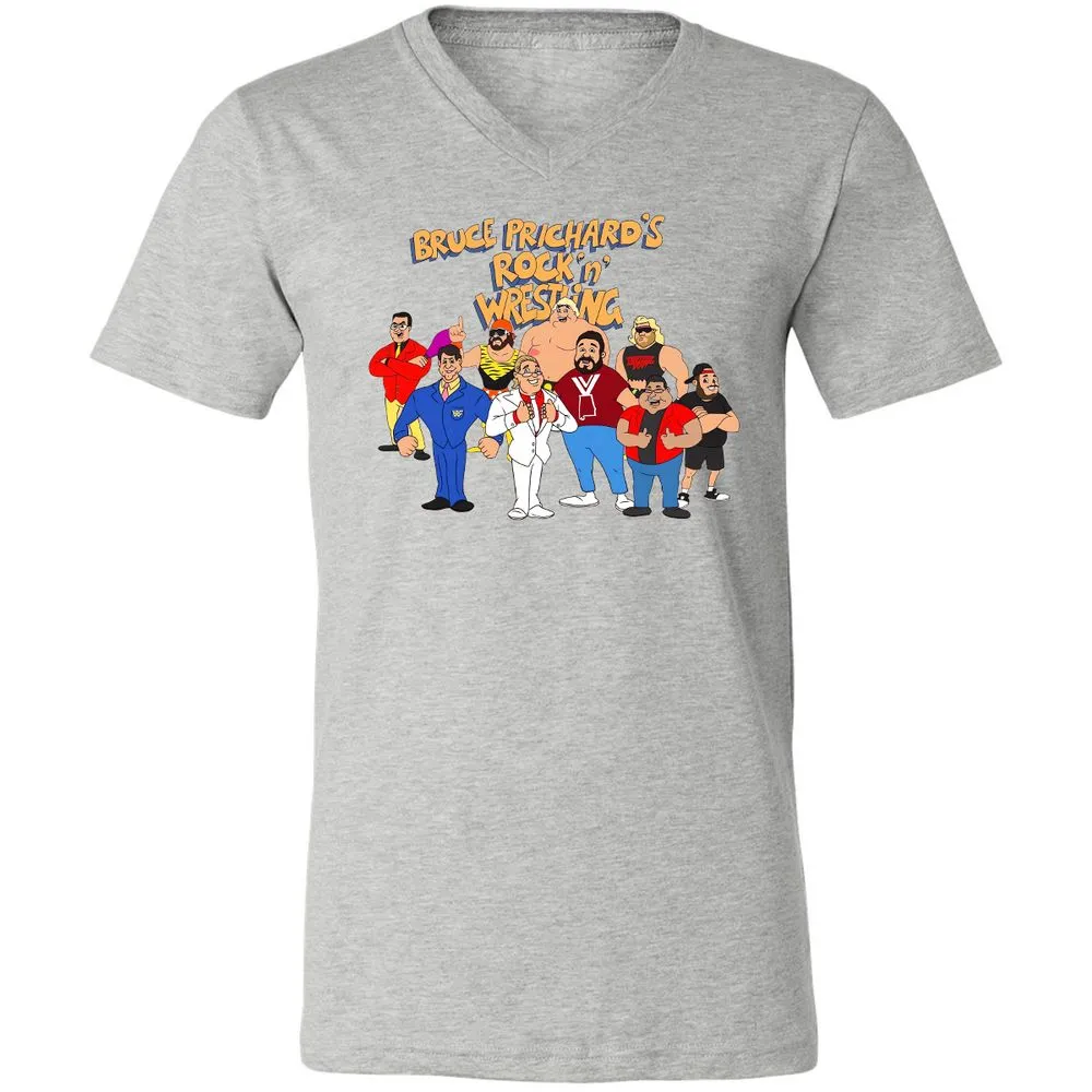 Unisex V-Neck T-Shirt - 6PDSJVES - Athletic Heather - 7
