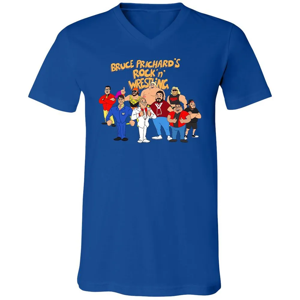 Unisex V-Neck T-Shirt - 6PDSJVES - True Royal - 4