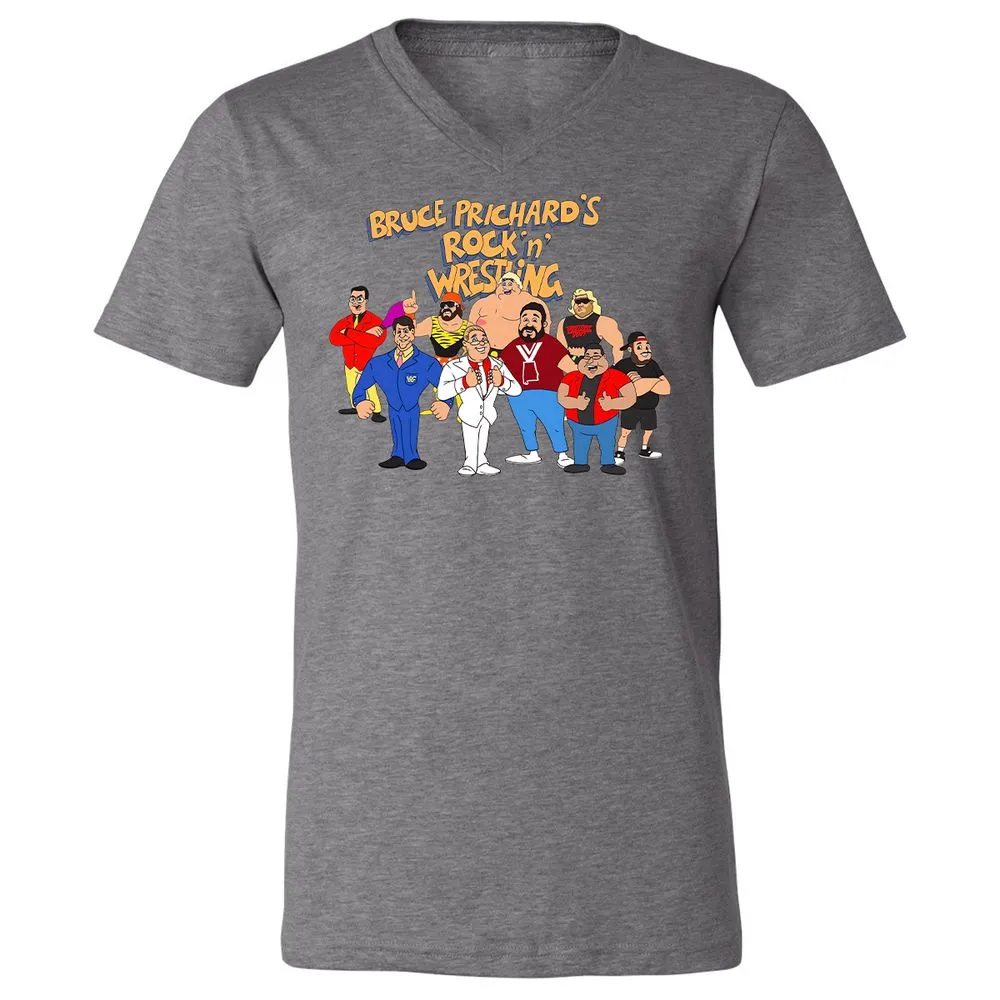 Unisex V-Neck T-Shirt - 6PDSJVES - Deep Heather - 13