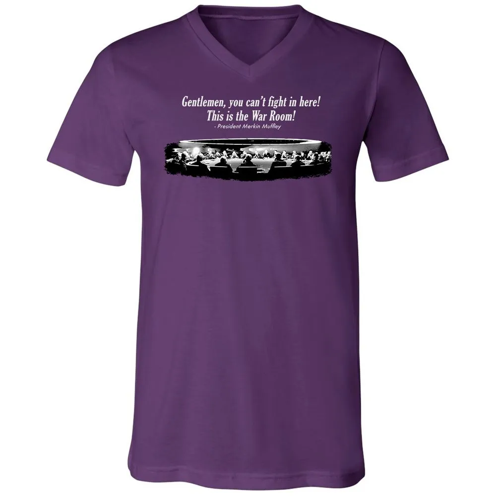Unisex V-Neck T-Shirt - Y44U5G3Q - Team Purple - 9