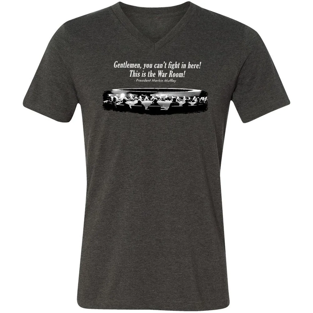 Unisex V-Neck T-Shirt - Y44U5G3Q - Dark Grey Heather - 8