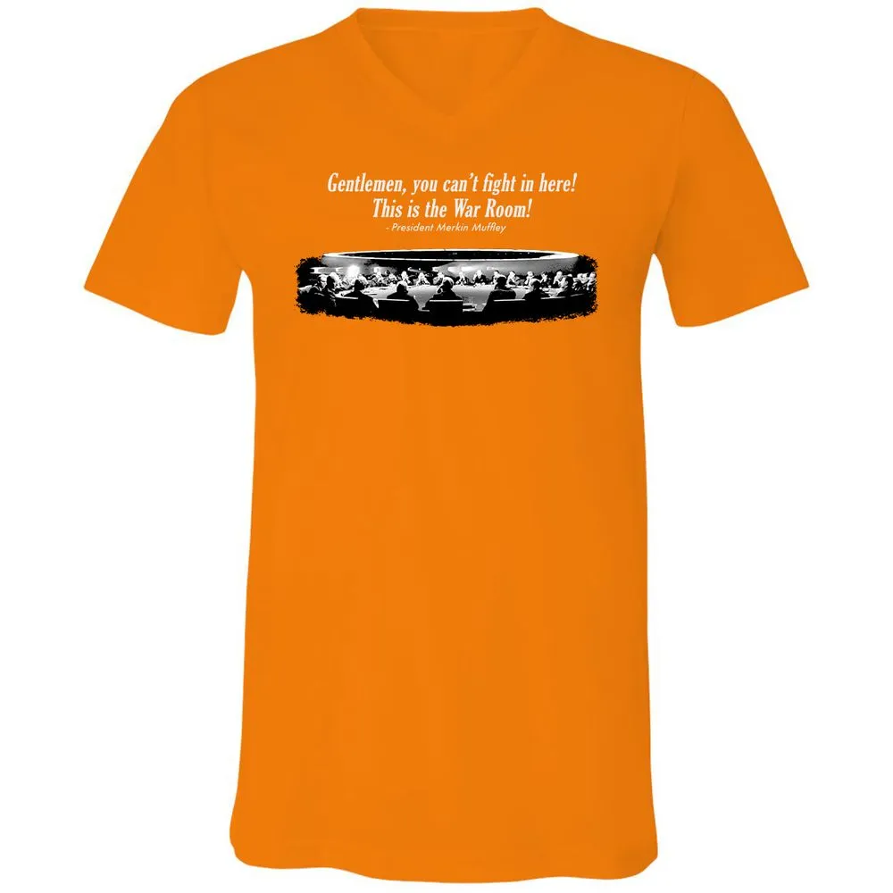 Unisex V-Neck T-Shirt - Y44U5G3Q - Orange - 11