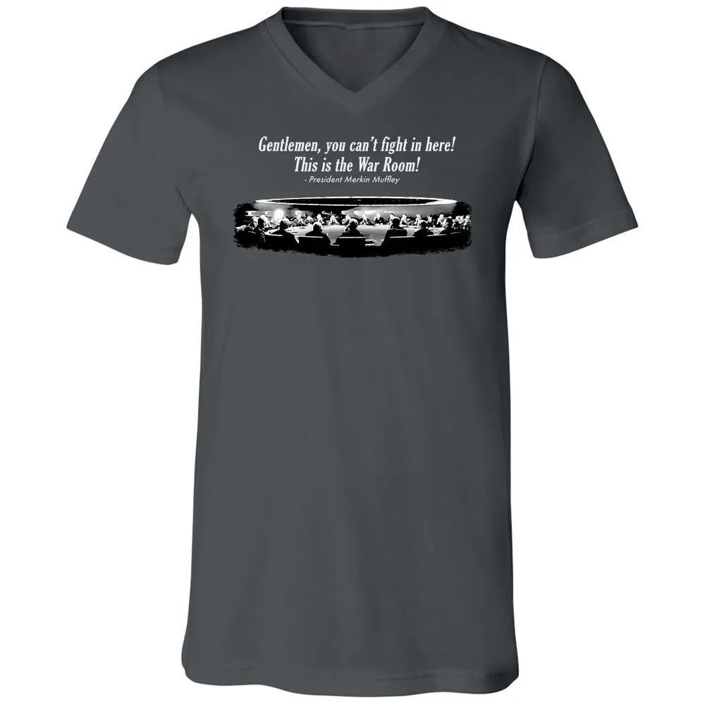 Unisex V-Neck T-Shirt - Y44U5G3Q - Asphalt - 12