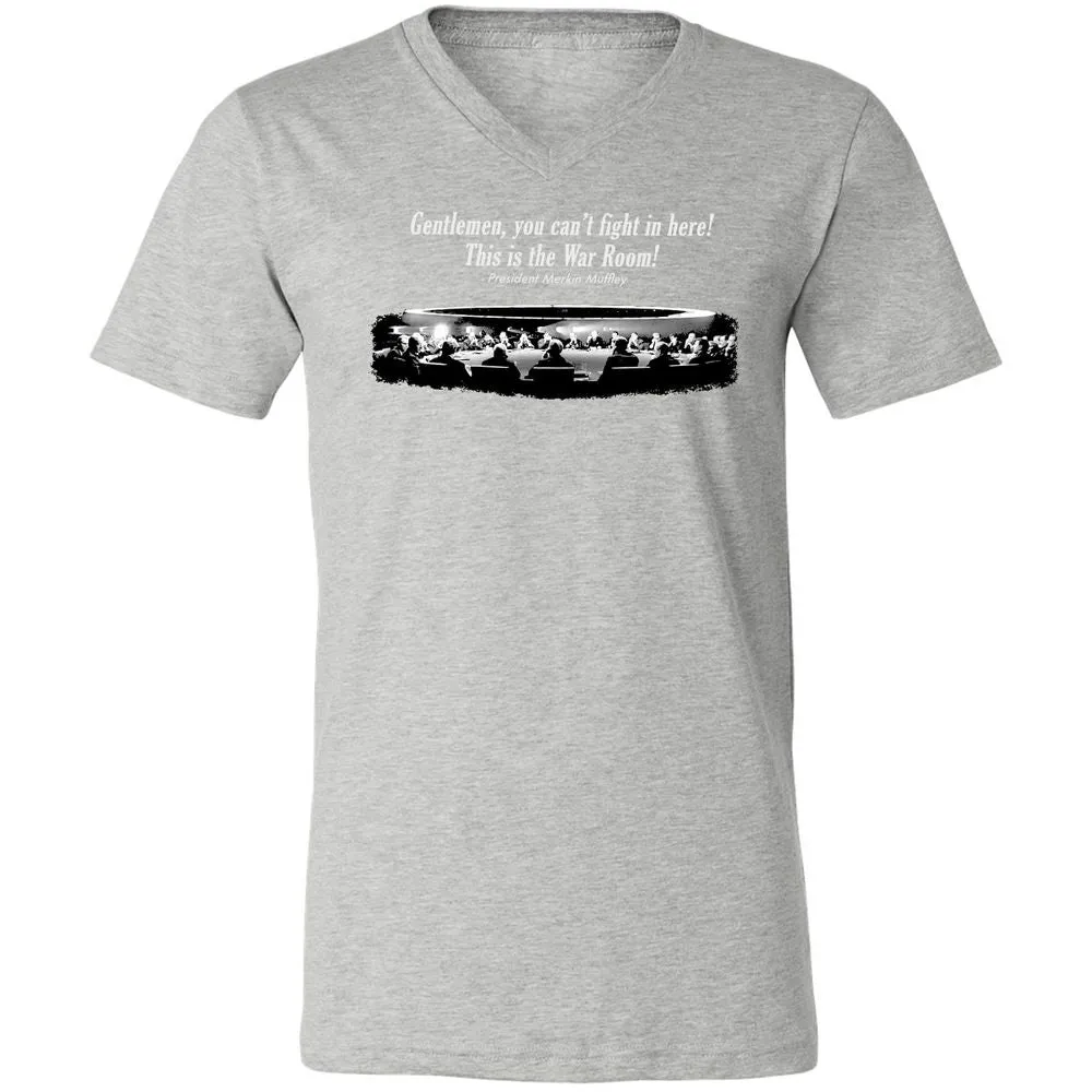 Unisex V-Neck T-Shirt - Y44U5G3Q - Athletic Heather - 7