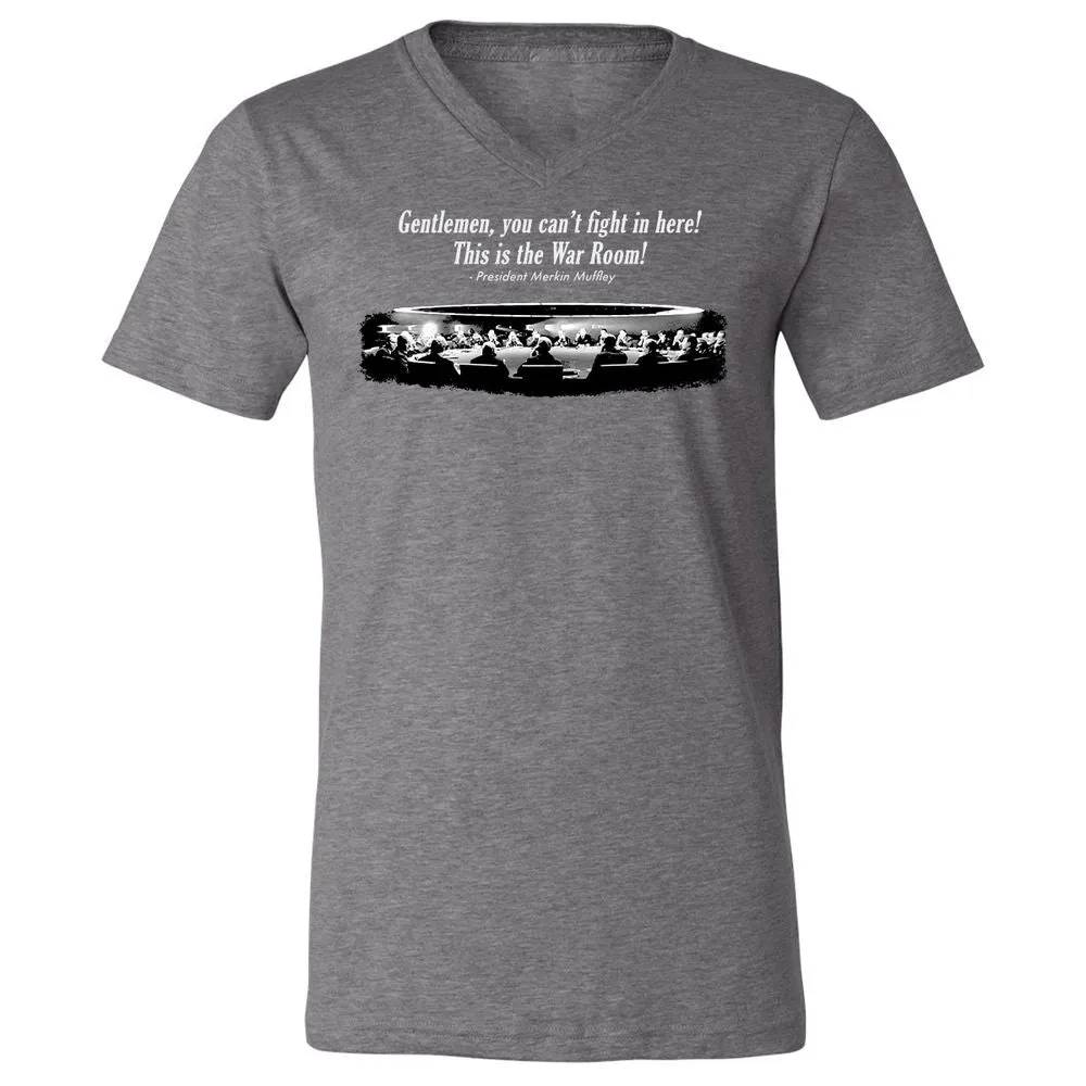 Unisex V-Neck T-Shirt - Y44U5G3Q - Deep Heather - 13