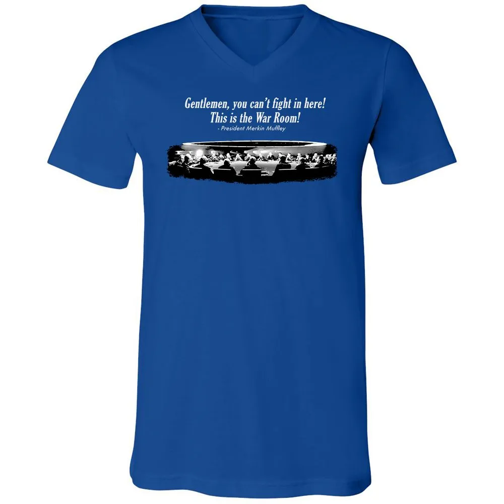 Unisex V-Neck T-Shirt - Y44U5G3Q - True Royal - 4