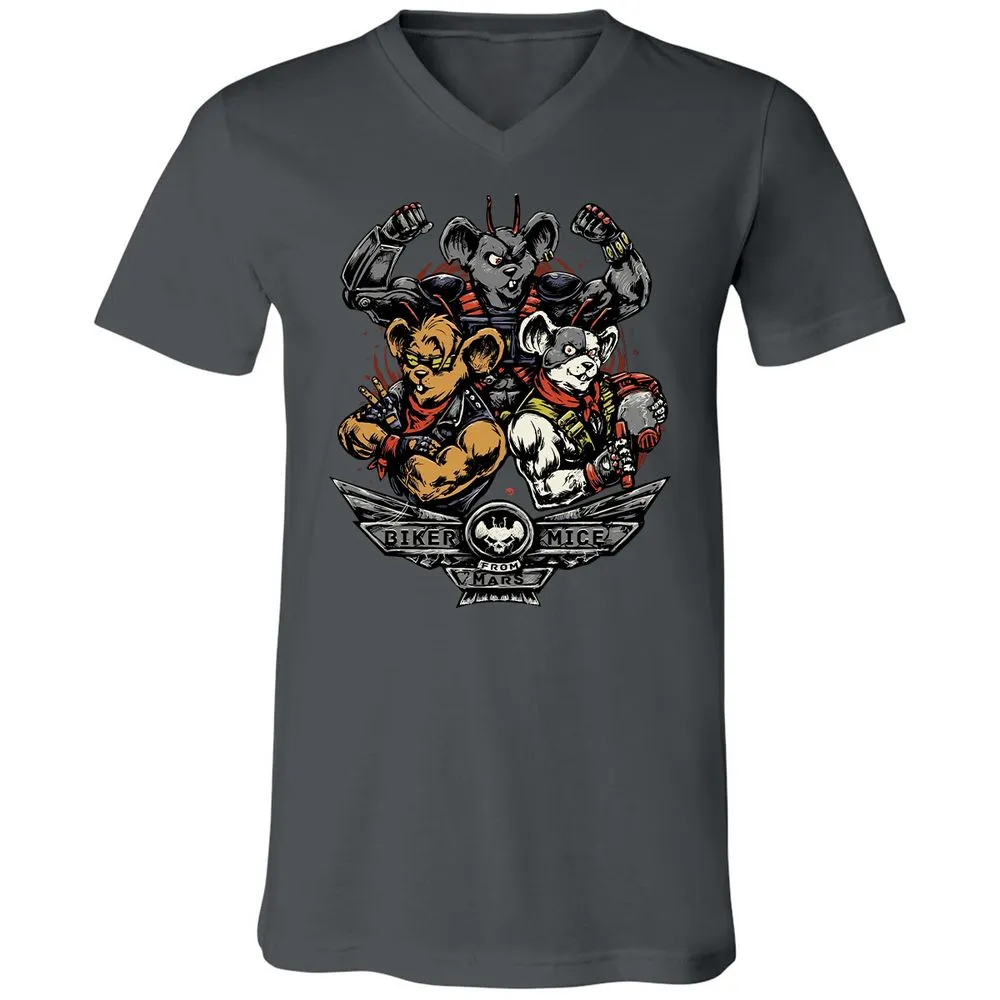 Unisex V-Neck T-Shirt - Z51R8RRB - Asphalt - 12