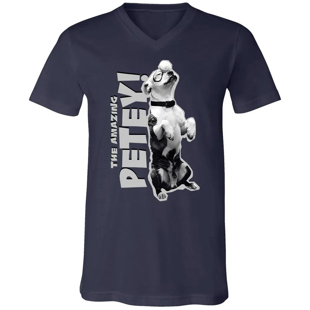 Unisex V-Neck T-Shirt - GTA4QVXH - Navy - 2