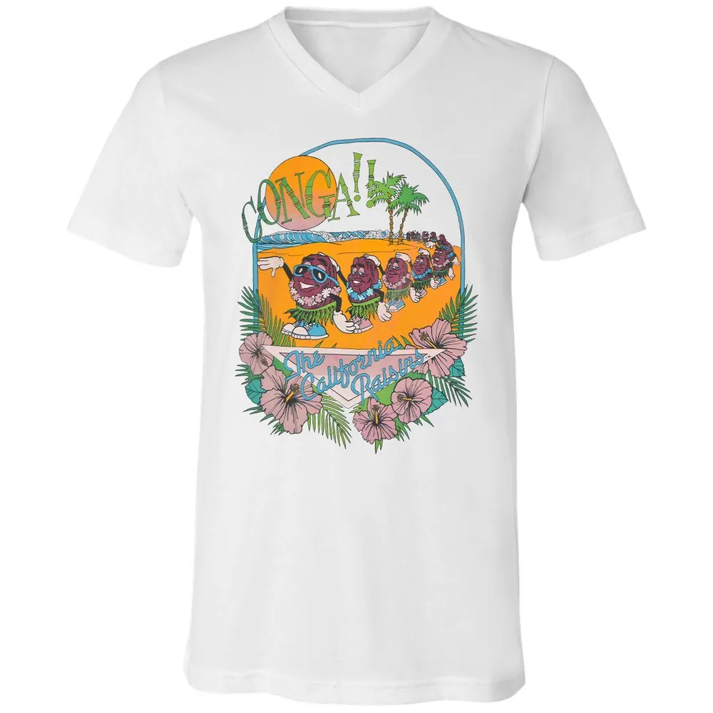 Unisex V-Neck T-Shirt - 8EHVT8N9 - White - 5