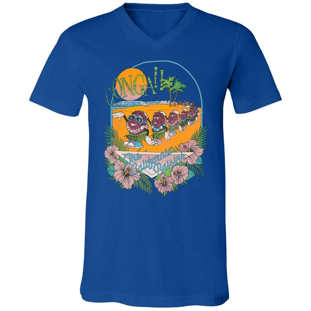 Unisex V-Neck T-Shirt - 8EHVT8N9 - True Royal - 4