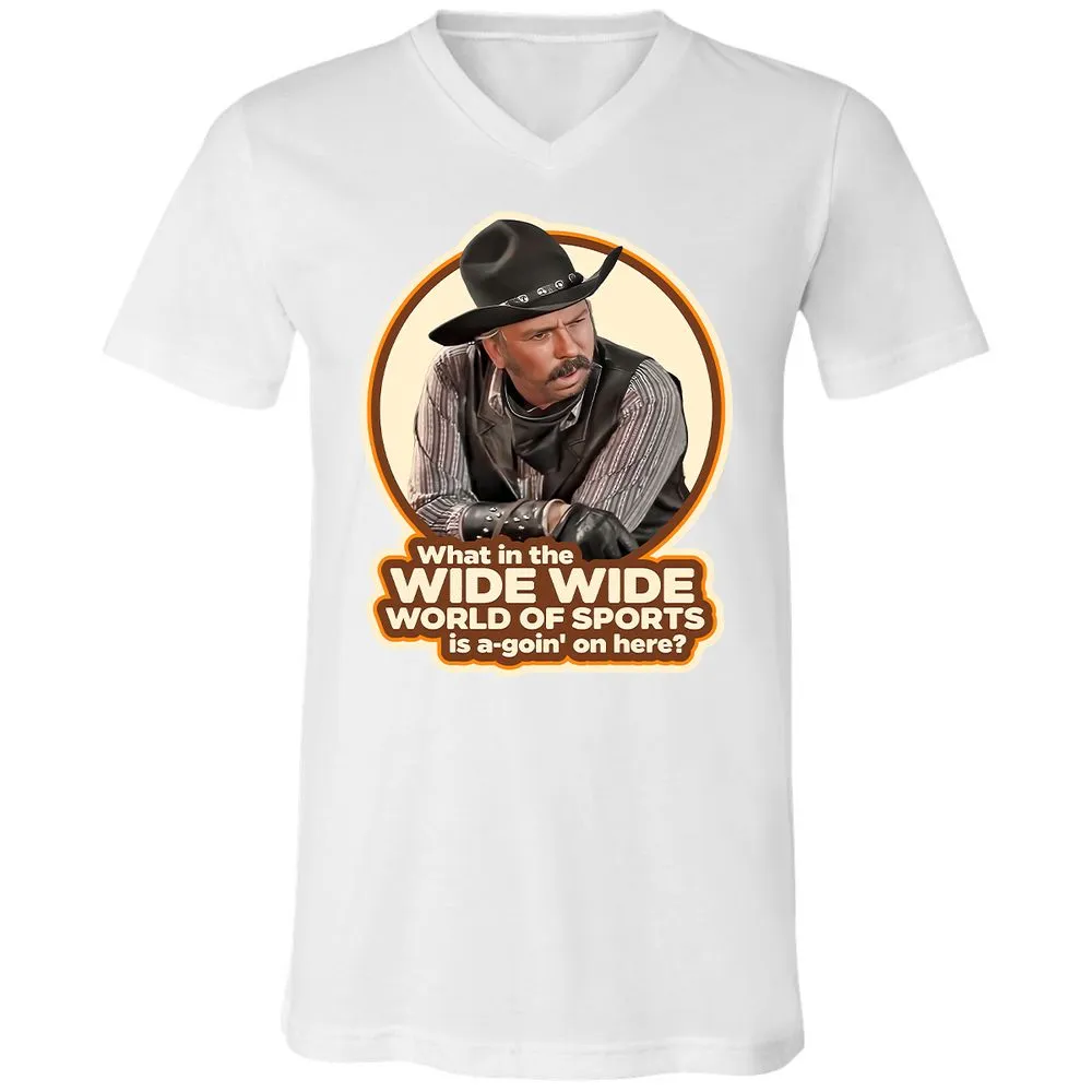 Unisex V-Neck T-Shirt - 35YS9WUT - White - 5
