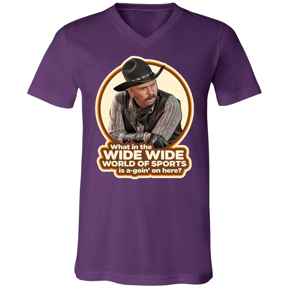Unisex V-Neck T-Shirt - 35YS9WUT - Team Purple - 9