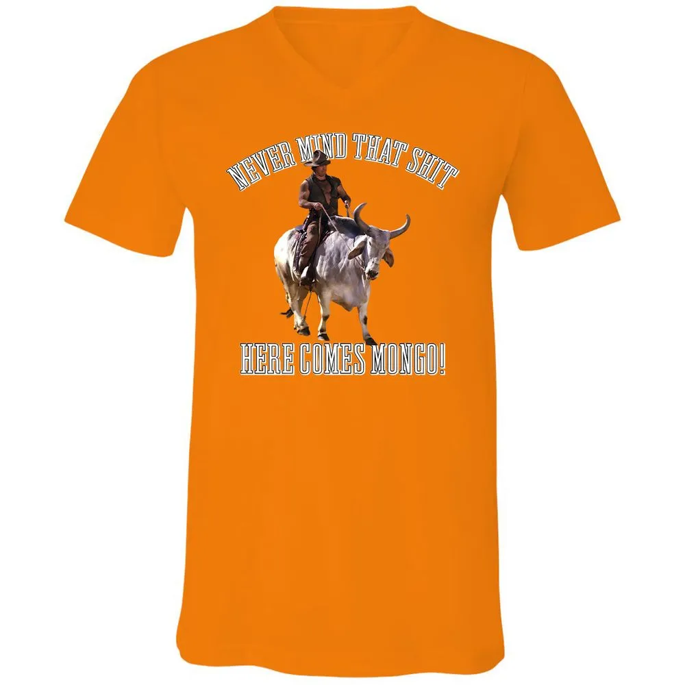 Unisex V-Neck T-Shirt - MV1V3Q4A - Orange - 11