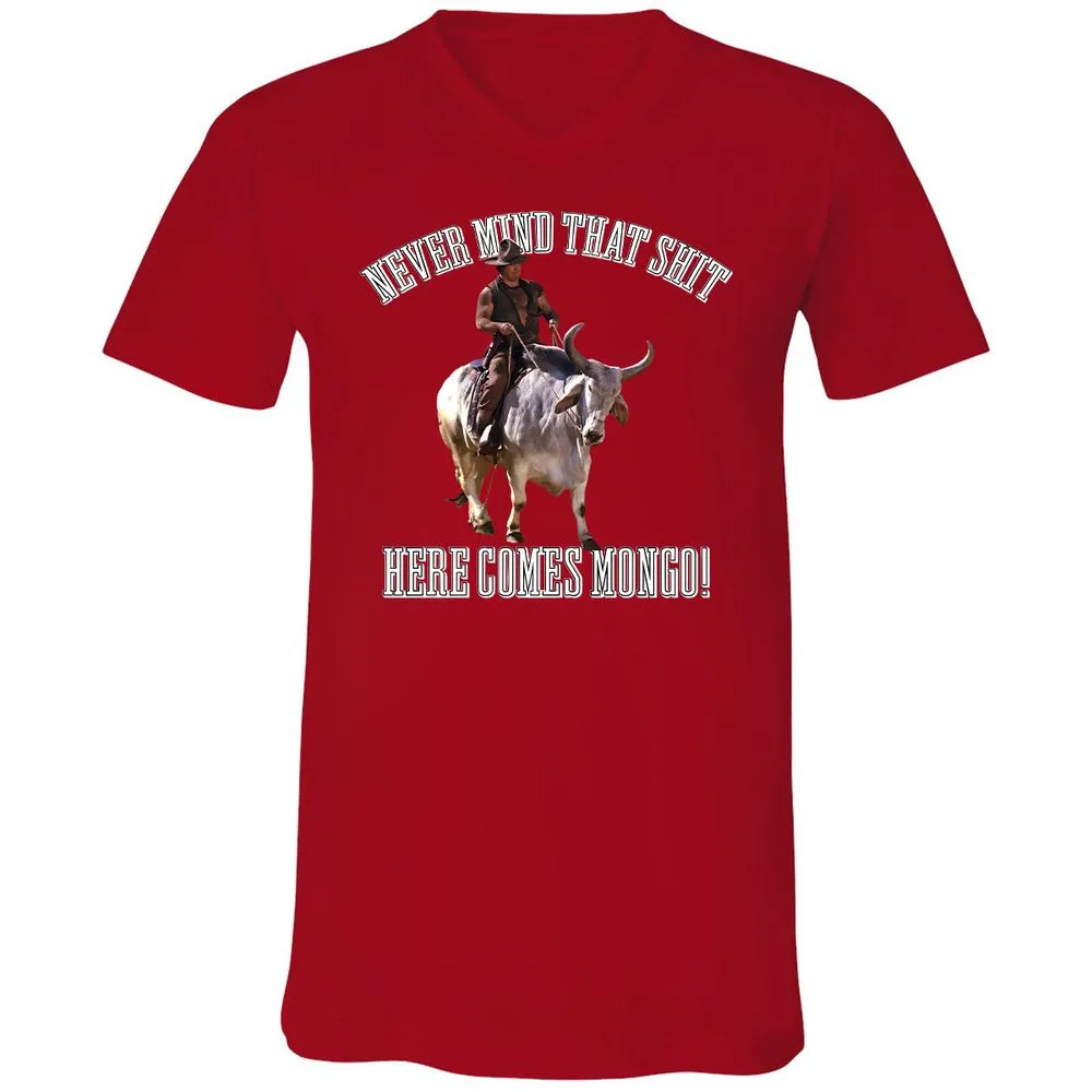 Unisex V-Neck T-Shirt - MV1V3Q4A - Red - 3