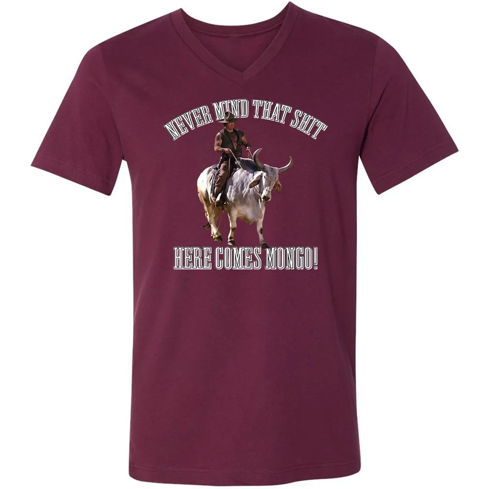 Unisex V-Neck T-Shirt - MV1V3Q4A - Maroon - 6