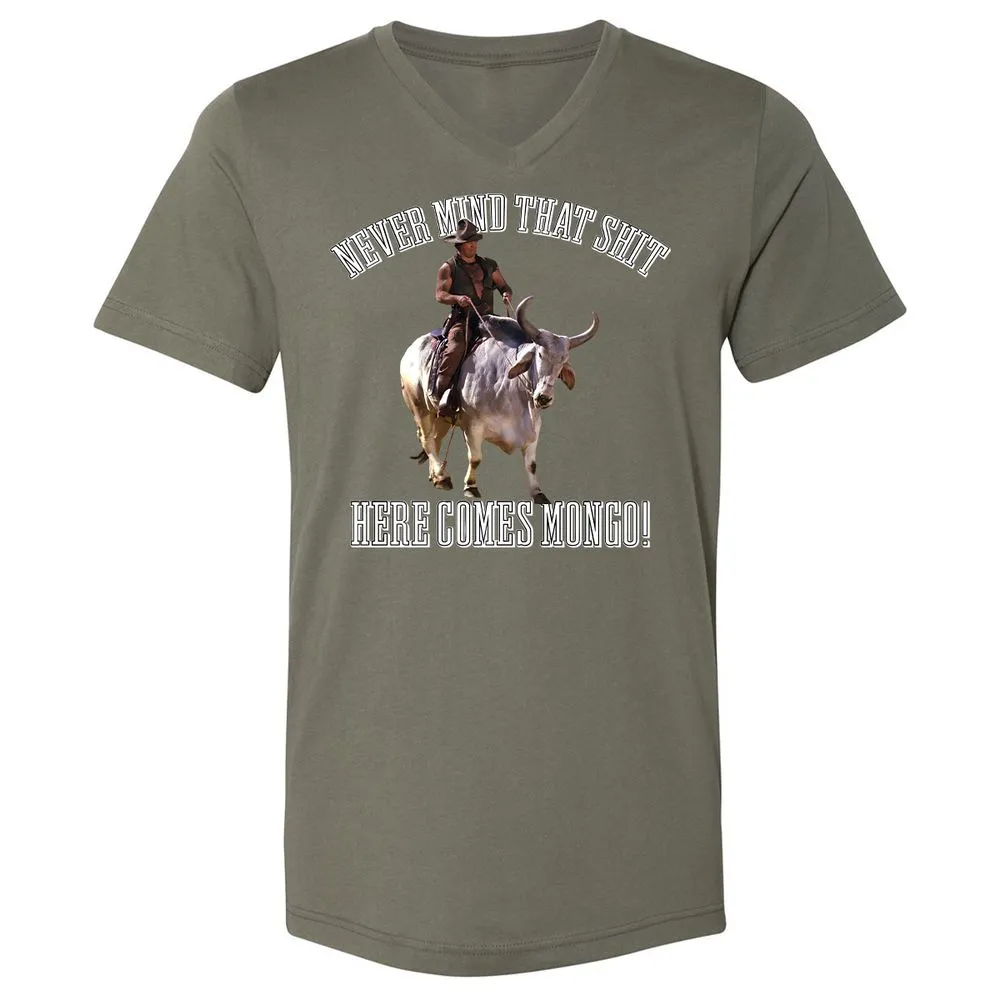 Unisex V-Neck T-Shirt - MV1V3Q4A - Military Green - 10