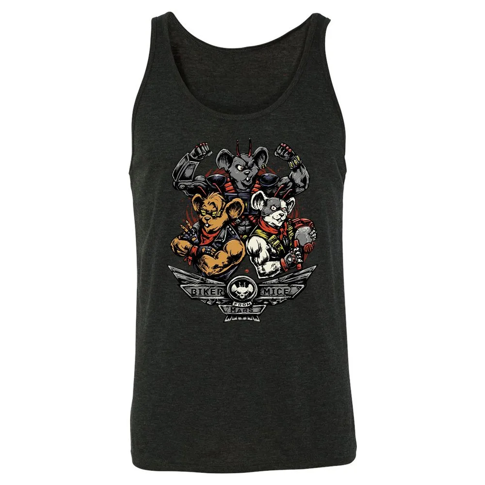 Unisex Jersey Tank - YUWTDX31 - Charcoal Black Triblend - 5