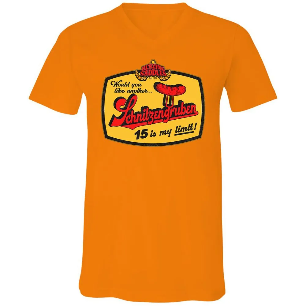 Unisex V-Neck T-Shirt - BSTA7B6U - Orange - 11