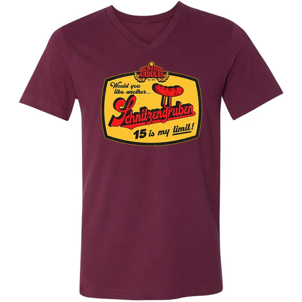 Unisex V-Neck T-Shirt - BSTA7B6U - Maroon - 6