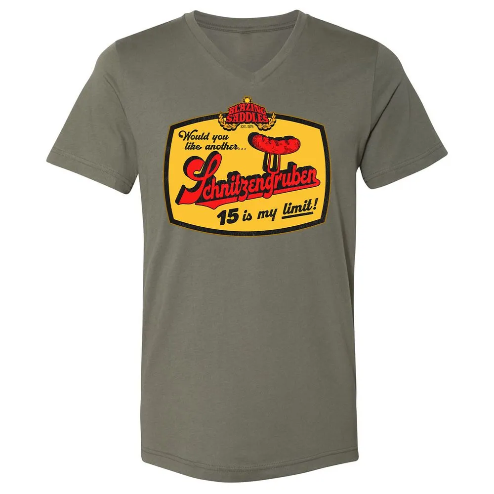 Unisex V-Neck T-Shirt - BSTA7B6U - Military Green - 10