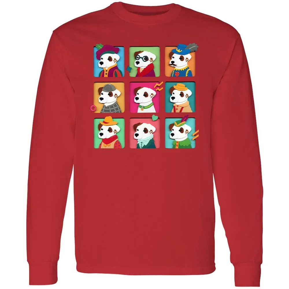 Long Sleeve T-Shirt - AFG8L641 - Red - 14