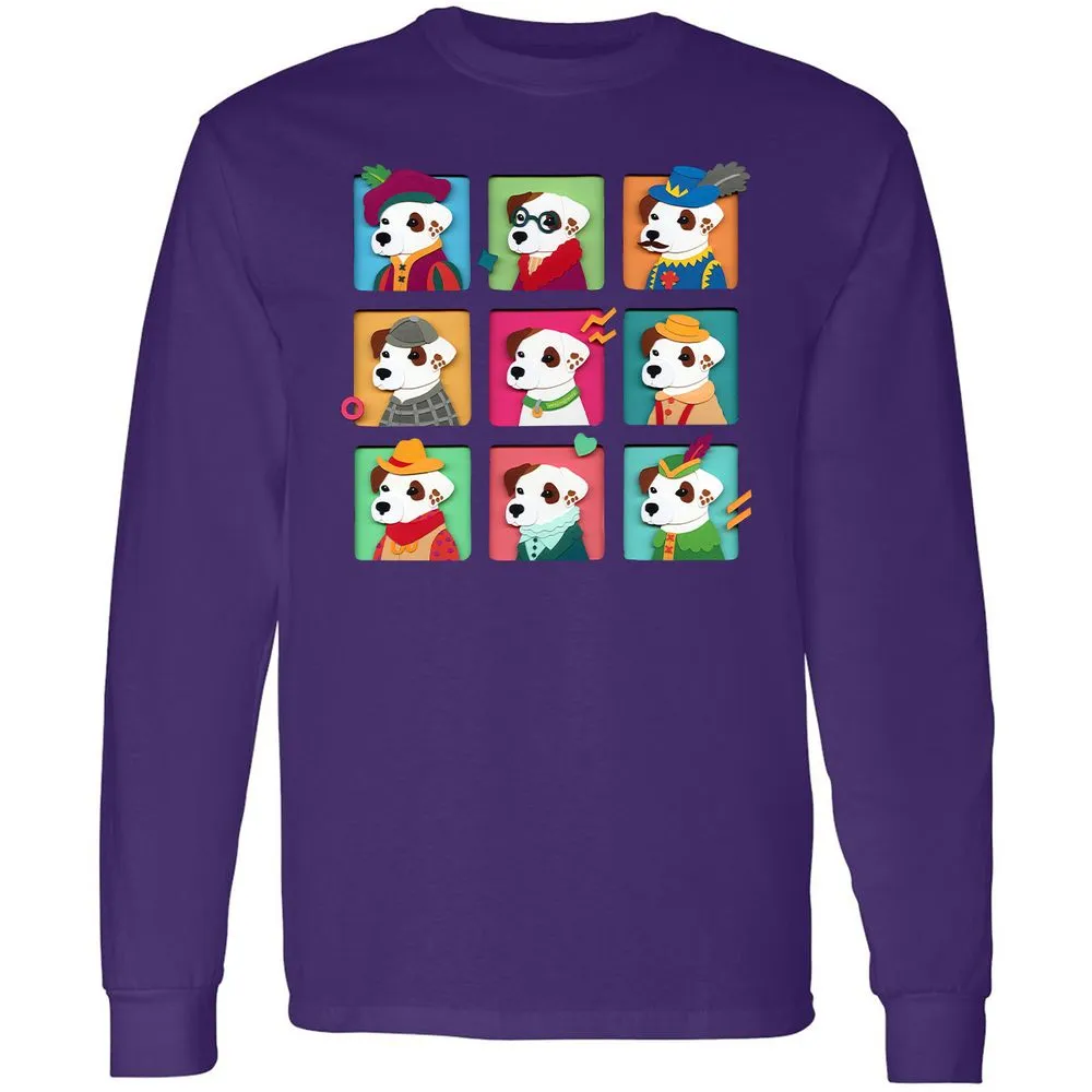 Long Sleeve T-Shirt - AFG8L641 - Purple - 13