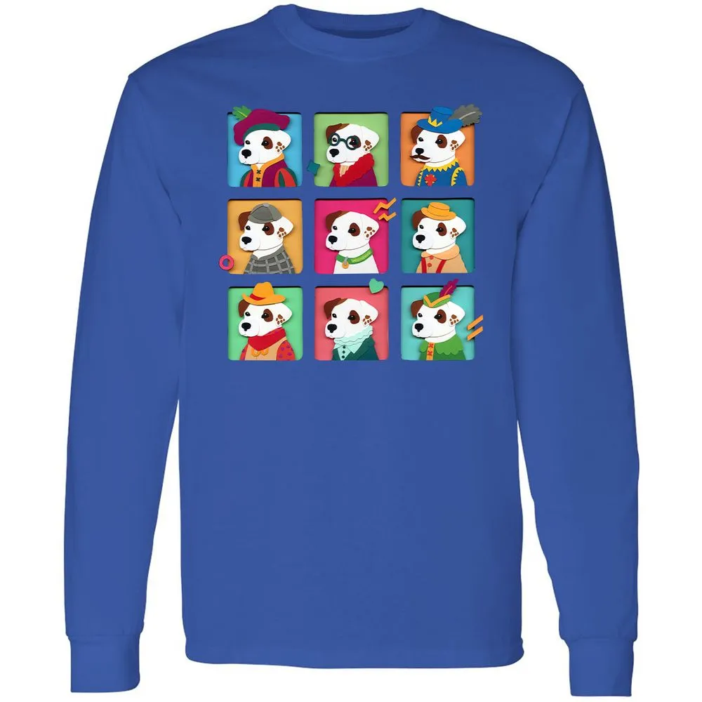 Long Sleeve T-Shirt - AFG8L641 - Royal - 8