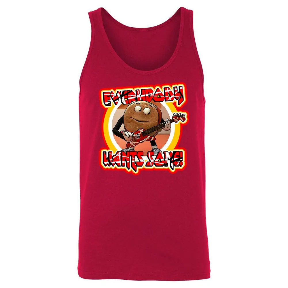 Unisex Jersey Tank - R6UYMU96 - Red - 11