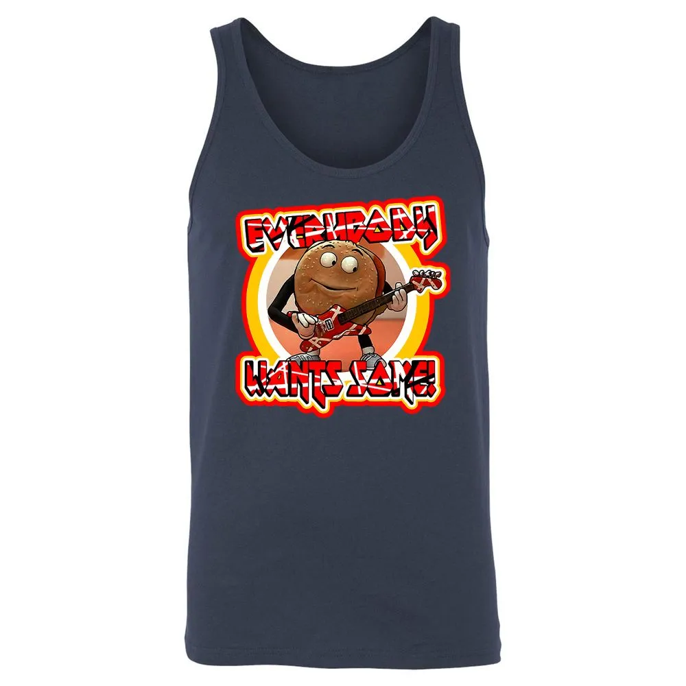 Unisex Jersey Tank - R6UYMU96 - Navy - 2