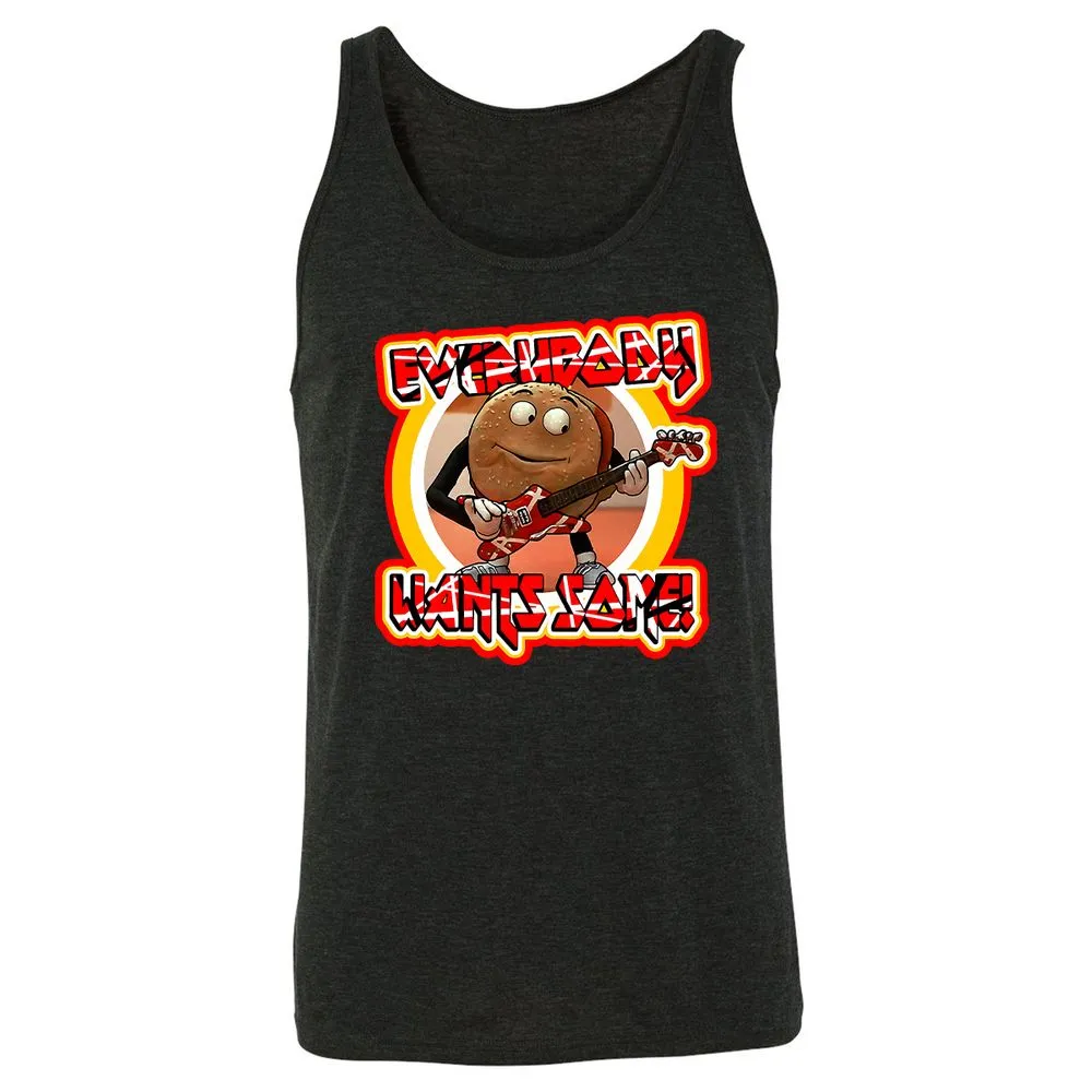 Unisex Jersey Tank - R6UYMU96 - Charcoal Black Triblend - 5