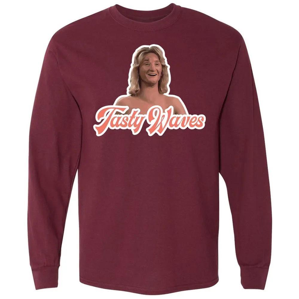 Long Sleeve T-Shirt - 645G7VNJ - Maroon - 11