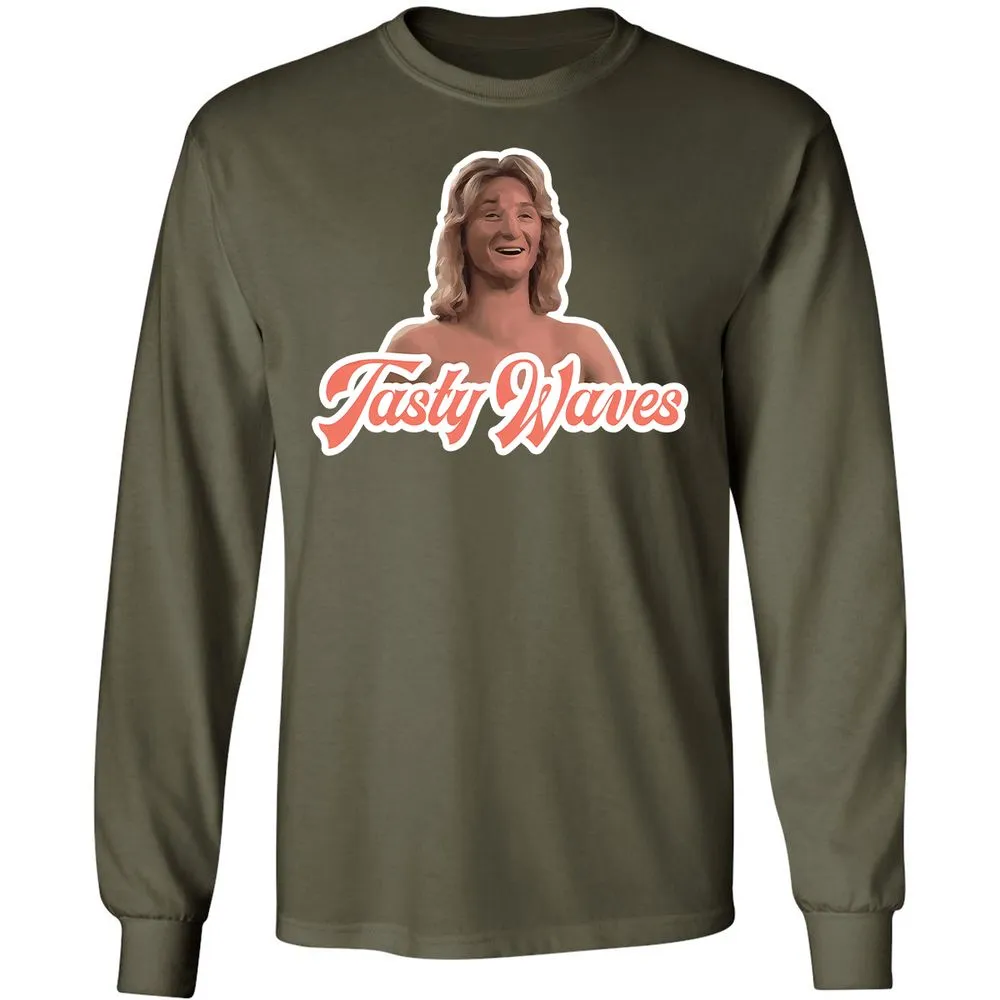 Long Sleeve T-Shirt - 645G7VNJ - Military Green - 7
