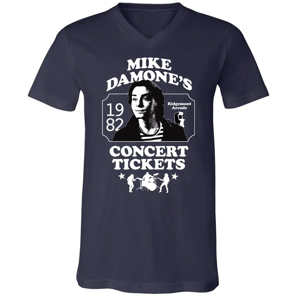 Unisex V-Neck T-Shirt - LCYUJBX9 - Navy - 2