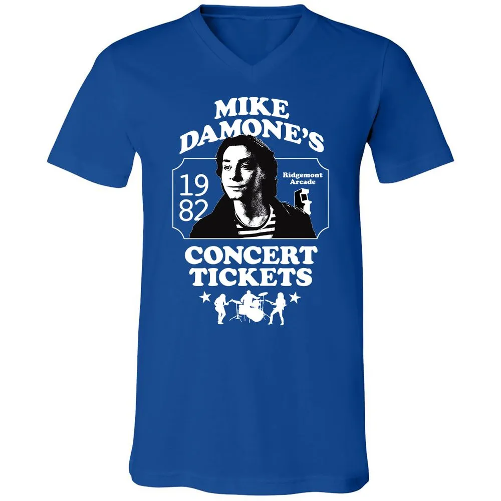 Unisex V-Neck T-Shirt - LCYUJBX9 - True Royal - 4